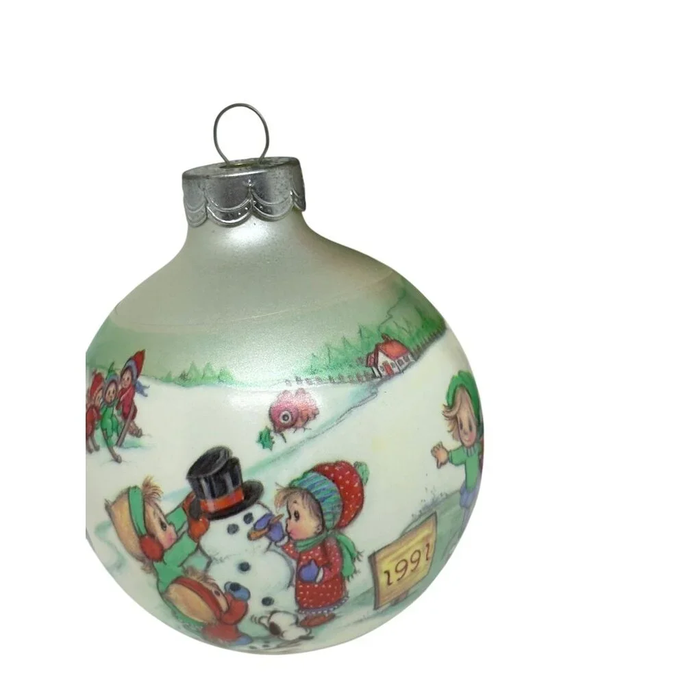VTG‎ 1991 Hallmark Betsey Clark Home For Christmas Keepsake Ornament Boxed Decor